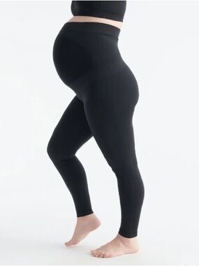 Knix Black Seamless BlissFit Knit Maternity Leggings